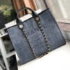 8D43989E-4A65-4CEF-AC52-60D1DC826580.jpg Chanel Deauville Tote 38cm Blue/Black For Women A66941