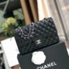Chanel Classic HandBag Black For Women 9.9in/25.5cm A01112