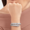 Bvlgari diamond bracelet in plated