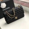 8DCA6D1E-5ADC-2C52-1866-0E1D4CF9CC78.jpg Chanel Classic Handbag Gold Toned Hardware BlackFor Women, Women’s Bags, Shoulder And Crossbody Bags 10.2in/26cm A01112