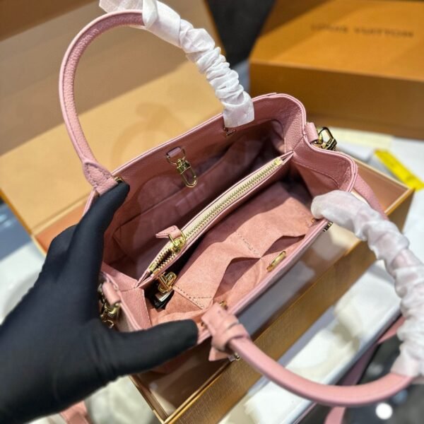 Bicolor Monogram Emplant Shoulder Bag