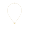 Color Blossom Bb Star Pendant, Yellow Gold, Onyx And Diamond