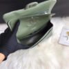 Chanel 1112 Green Medium Size 2.55 Lambskin Leather Flap Bag