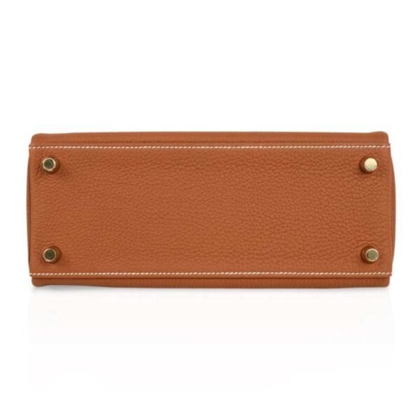 Kelly 25 Retourne Bag Coveted Gold Togo Gold Hardware