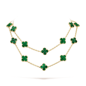 Vintage Alhambra long necklace, 20 motifs