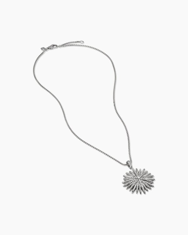 90E468ED-D1A1-C129-8375-BE910B085C4F.jpg Starburst Pendant Sterling Silver with Diamonds, 32mm