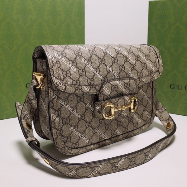 Gucci x Balenciaga Horsebit 1955 Small Shoulder Bag