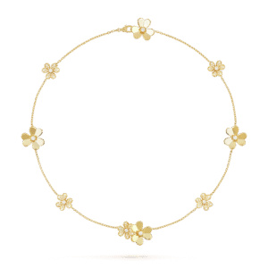 Frivole necklace, 9 flowers