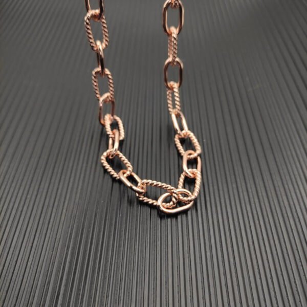 93899209-7C59-FF33-640C-AD40A15841CF.jpg DY Madison® Chain Necklace Rose Gold, 8.5mm