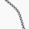 Box Chain Necklace Sterling Silver, 5mm - 55CM
