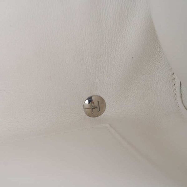 Kelly 35 Picnic Bag White Swift Leather / Osier (Wicker) Limited Edition