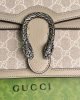 Gucci Dionysus Canvas Top Handle Beige And White Canvas 24x16cm