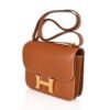 Constance Bag 18 Rare Fauve Barenia Leather Gold Hardware
