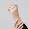 Perlee couleurs Between the Finger ring