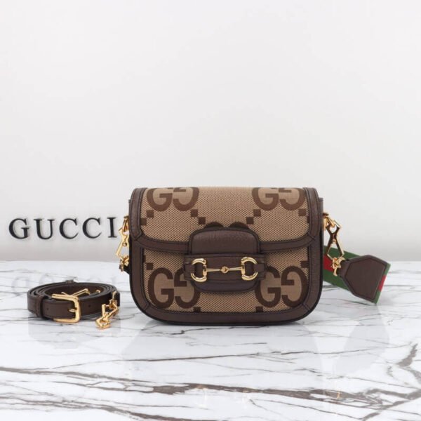 Gucci Horsebit 1955 Jumbo GG Mini Shoulder Bag