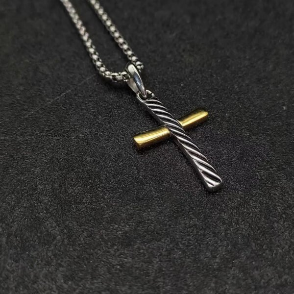 David Yurman Cable Classics Cross Amulet with 18K Yellow Gold