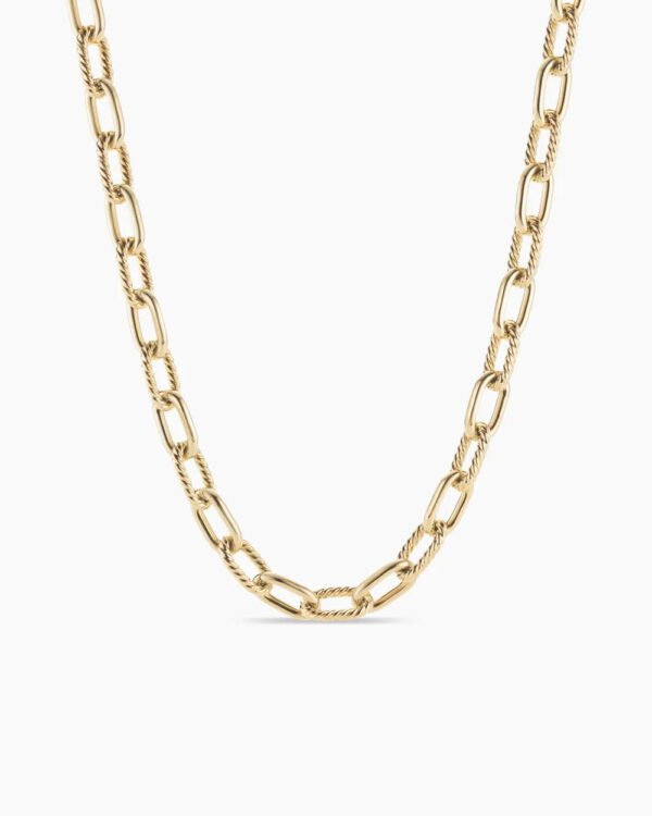 DY Madison&reg; Chain Necklace 18K Yellow Gold, 11mm