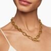 DY Madison&reg; Toggle Chain Necklace 18K Yellow Gold, 11mm