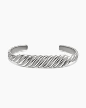 96A011D6-941C-9BB8-6169-1CDD387B0B75.jpg Sculpted Cable Contour Bracelet Sterling Silver, 12.9mm