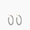 98A0A8E5-9706-2F5B-1B63-2859F308369D.jpg Cable Hoop Earrings Sterling Silver, 3/4in