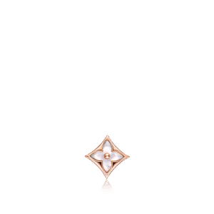 9B97105B-4EA8-1439-622B-289CEEFBDD0D.png Color Blossom Star Ear Stud, Pink Gold And White Mother-Of-Pearl - Per Unit