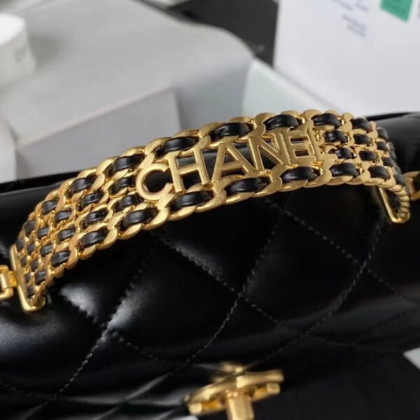 Chanel Mini Flap Bag With Top Handle As3886