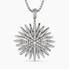 9CB4337E-7CF9-8EDD-12E3-932DABF7569E.jpg Starburst Pendant Sterling Silver with Diamonds, 32mm