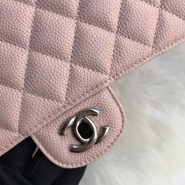 Chanel Caviar Calfskin Classic Flap Bag-Pink