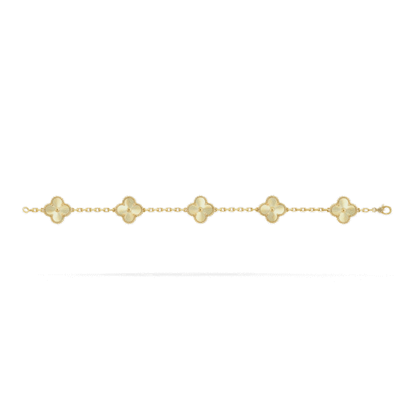 Vintage Alhambra bracelet, 5 motifs