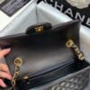 Chanel Classic Flap Bag Gold Toned Hardware Black For Women, Women&rsquo;s Bags, Shoulder And Crossbody Bags 7.8in/20cm A01116