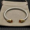 9EFC04C5-4D88-1C82-AA82-F93E6F875A4B.jpg 5mm Cable Bracelet with Champagne & Diamond Accents