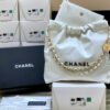 9FC55FCF-3313-BC69-3248-5F7ED7275D85.jpg Chanel 22 Handbag White For Women 14.4in/37cm AS3261 B08038 10601