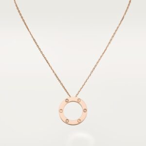 LOVE NECKLACE, 3 DIAMONDS