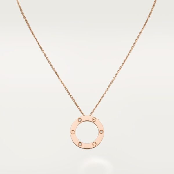 LOVE NECKLACE, 3 DIAMONDS