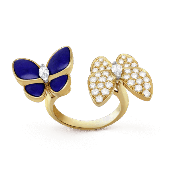 Two Butterfly Between the Finger ring