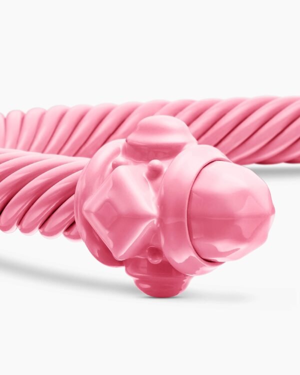 Renaissance&reg; Classic Cable Bracelet Pink Aluminum, 5mm