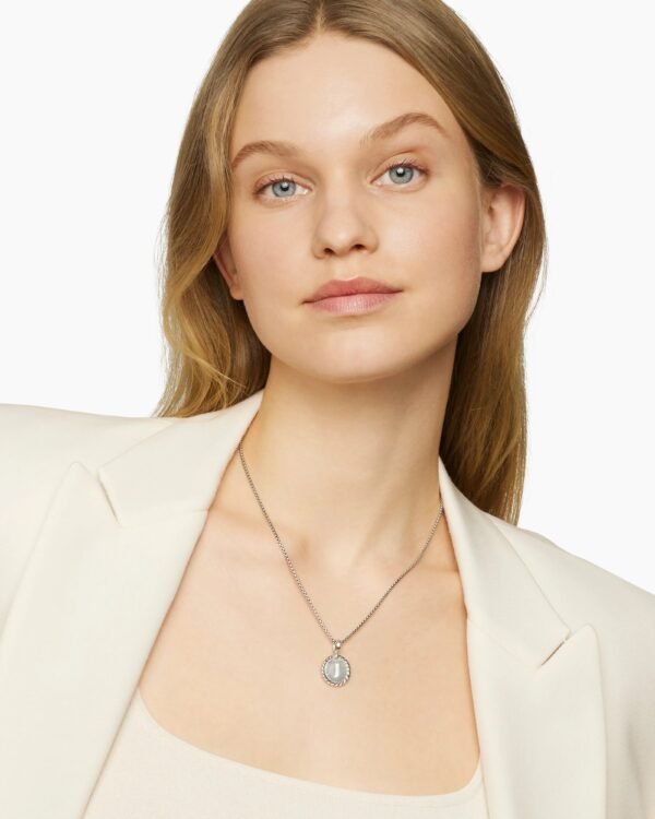A12D83FA-7732-8B17-B799-7C7D6343175E.jpg Initial Charm Necklace Sterling Silver with Diamond J