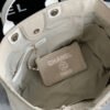 Chanel Mixed Fibers Calfskin Deauville Tote Light Grey