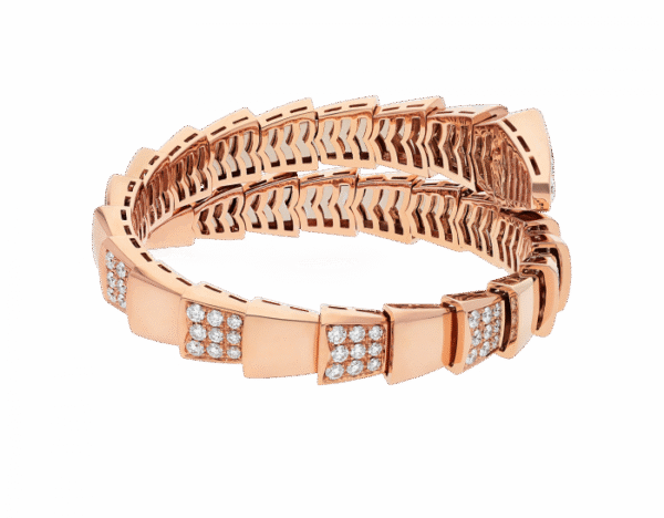 Bvlgari diamond bracelet in plated