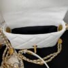Chanel Mini Flap Bag With Top Handle Gold Hardware White For Women, Women&rsquo;s Handbags, Shoulder Bags 7.9in/20cm AS2431