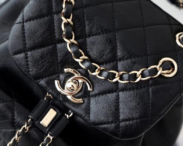 A32A018A-F755-F818-C45C-891C0B35823F.jpg Chanel Backpack Black For Women 7 in/18cm