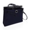 A36A1476-568E-AFAF-ACCC-7F8913E9B982.jpg Herbag Zip Navy on Black 31 Militaire Canvas / Vache Hunter Leather
