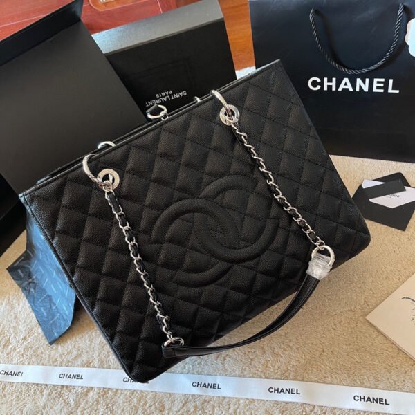 A3A90755-454E-57E7-C336-751FAE7F6041.jpg Chanel Grand Shopping Tote Black Caviar Silver Hardware