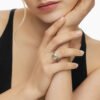Petite Albion&reg; Ring Sterling Silver with Citrine and Diamonds - 6
