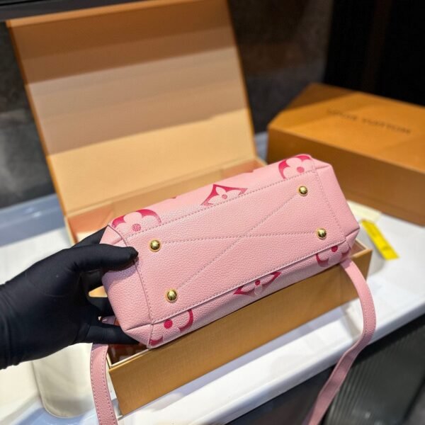 Bicolor Monogram Emplant Shoulder Bag