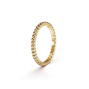 Perlee pearls of gold ring, small model