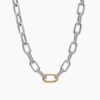 A56290C0-572A-A446-9381-E69CA4C11969.jpg DY Madison® Chain Necklace Sterling Silver with 18K Yellow Gold, 11mm