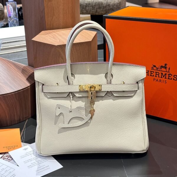 Birkin 30 Bag - White