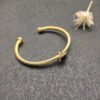 Cable Classics Bracelet with Black Onyx and Diamonds 18K Yellow Gold 4mm