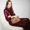 Gucci Blondie Brown Canvas 27x17cm